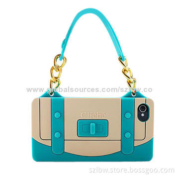 Cliche Series Handbag Style Flip Silicone Case for iPhone 6, Various Colors Available